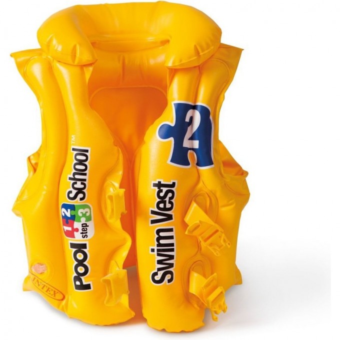 Жилет надувной INTEX «Школьник», 50 х 47 см, от 3-6 лет 58660