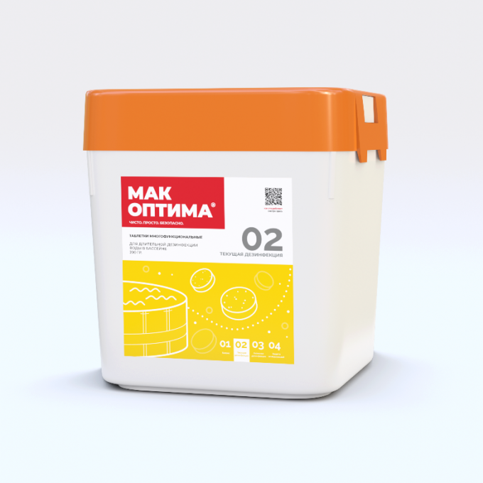 Комплексный препарат MAK ОПТИМА четыре-в-одном. таблетки по 200 гр. 5 кг. 752605