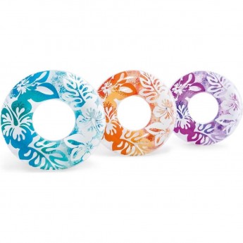 Круг для плавания INTEX «ЯСНЫЙ ЦВЕТ» 59251, от 9 лет, микс