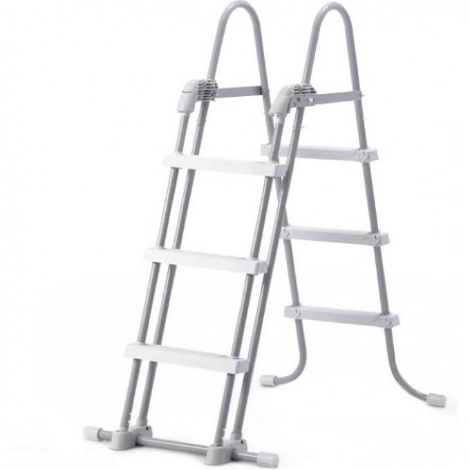 Лестница для бассейнов INTEX от 91 до 107 см, 3 ступеньки, без площадки, с защитой 28075