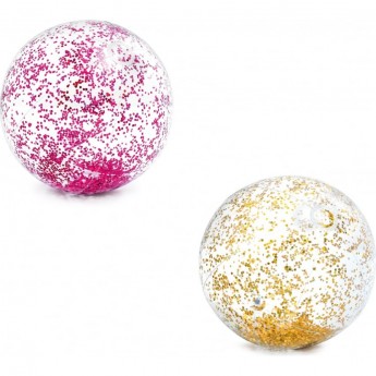 Мяч пляжный INTEX 58070 «Блеск», d=71 см, от 3 лет, розовый