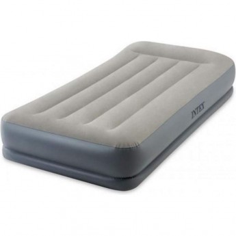Надувная кровать INTEX MID-RICE AIRBED 64116 99х191х30см, встроенный насос 220V