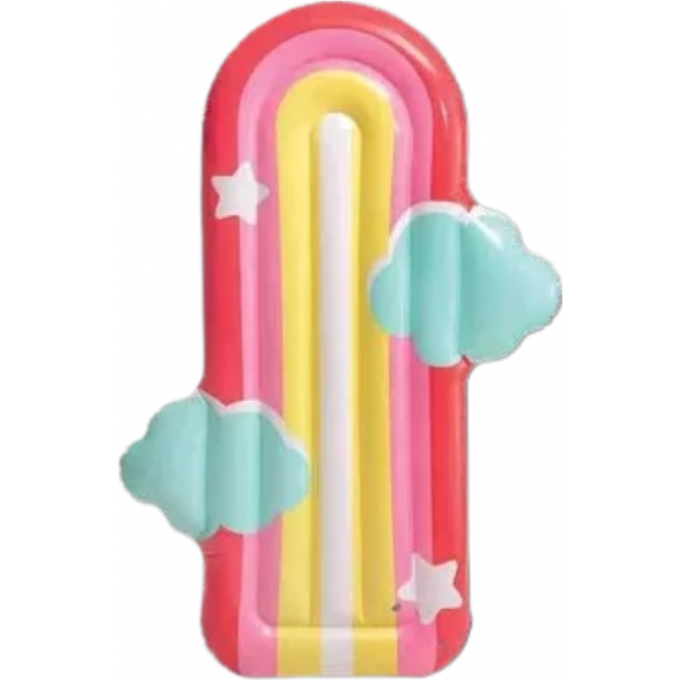 Надувной матрас для плавания INTEX "ОБЛАКА НА РАДУГЕ" 175х117х20см до 100кг 58729