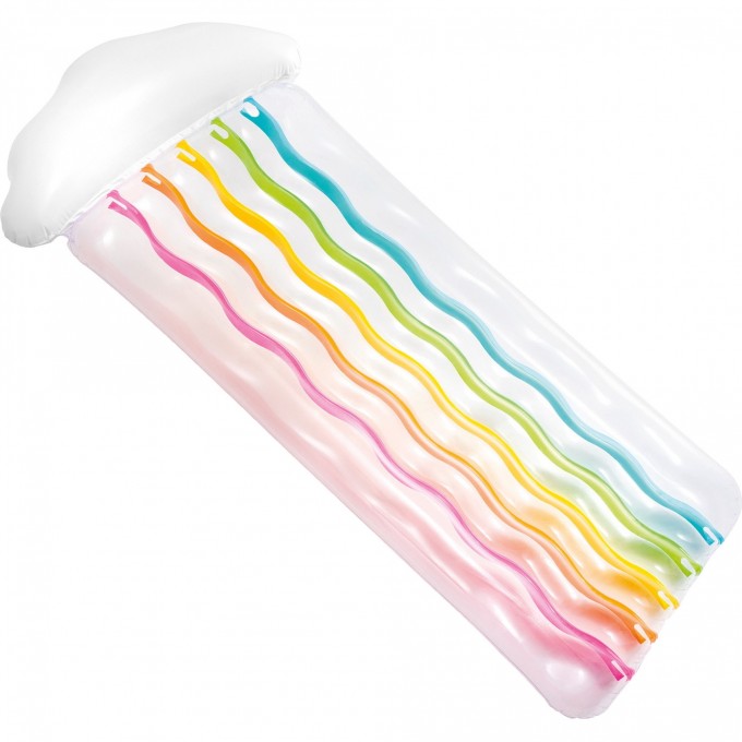 Надувной матрас для плавания INTEX "РАДУЖНОЕ ОБЛАКО" 180х86х25 см 56804